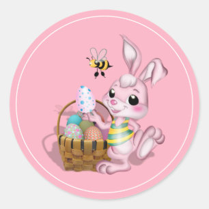 Osterkleber Runder Aufkleber