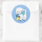 Osterkleber Runder Aufkleber (Tasche)