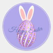 Osterkleber Runder Aufkleber (Vorderseite)