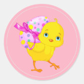 Osterkleber Runder Aufkleber (Vorderseite)