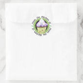 Osterkokitensticker Runder Aufkleber (Tasche)