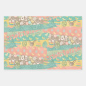 Osterkollektion 3 Giftpackung Bunny Chick Geschenkpapier Set (Vorderseite)