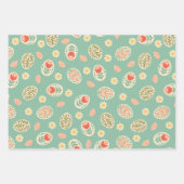 Osterkollektion 3 Spring Green Birthday Geschenk Geschenkpapier Set (Vorderseite)