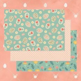 Osterkollektion 3 Spring Green Birthday Geschenk Geschenkpapier Set