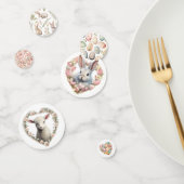 Osterkonfetti mit Kaninchen, Eiern und Lamm Konfetti (Gruppe)