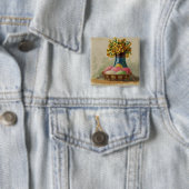 Osterkorb Eier Blumen Antik Button (Beispiel)