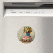 Osterkorb Eier Blumen Antik Magnet (In Situ (Geschirrspüler))