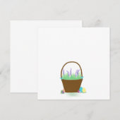 Osterkorb Einladung (Vorne/Hinten)