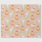 Osterkorb Geschenkpapier (Flach)