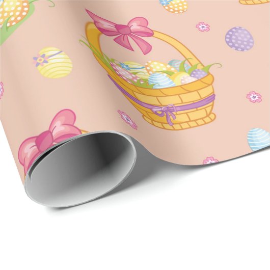 Osterkorb Geschenkpapier (Rolleneckpunkt)