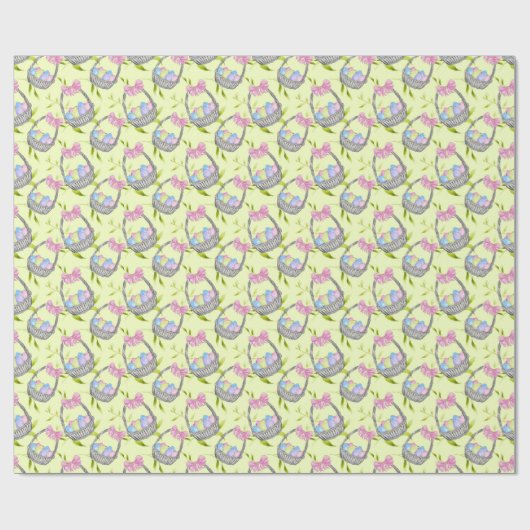 Osterkorb Geschenkpapier (Flach)