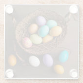 Osterkorb Glasuntersetzer (Rückseite)