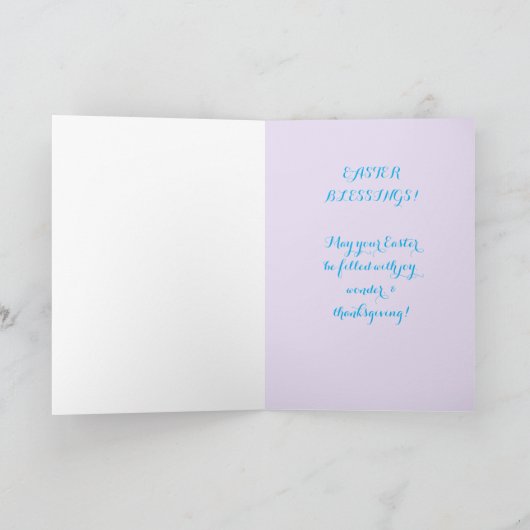 Osterkorb Kinderei & Küken Neues Leben Karte (Innenseite)