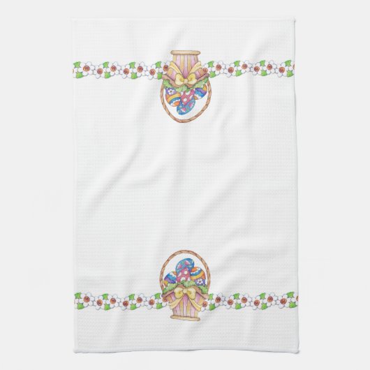 Osterkorb - Küchentücher (Vertikal)