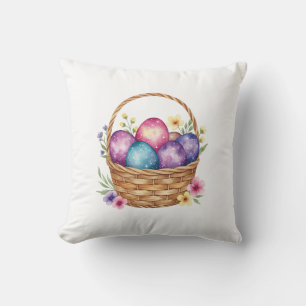 Osterkorb mit Eiern Kissen Kissen