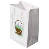 Osterkorb Mittlere Geschenktüte (Rückseite Schrägansicht)