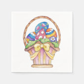 Osterkorb - Papier Napkins Serviette (Vorderseite)