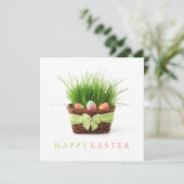 Osterkorb Picnic-Party Einladung (Stehend Vorderseite)