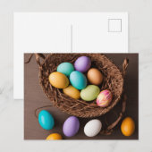 Osterkorb Postkarte (Vorne/Hinten)