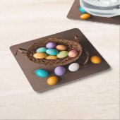 Osterkorb Rechteckiger Pappuntersetzer (angewinkelt)