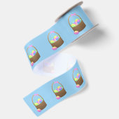 Osterkorb Satinband (Rückseite)