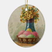 Osterkörbchen Blume Antike Keramik Ornament (Links)