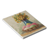 Osterkörbchen Blume Antike Notizblock (angewinkelt)