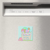 Osterkörbchen mit Spruch Magnet (In Situ (Geschirrspüler))