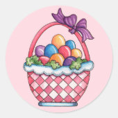Osterkörbe - Aufkleber (Vorderseite)