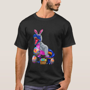 Osterkörbe Bunny Dinosaurier Ei T Rex Kinder Junge T-Shirt