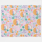 Osterkörbe - Celebration Pattern Fleecedecke (Vorderseite (Horizontal))