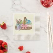 Osterkörbe Drachen Eier Serviette (Beispiel)