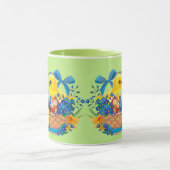 Osterkörbe Frühlingszeit Blume Ei Kick Geschenk Tasse (Zentrum)