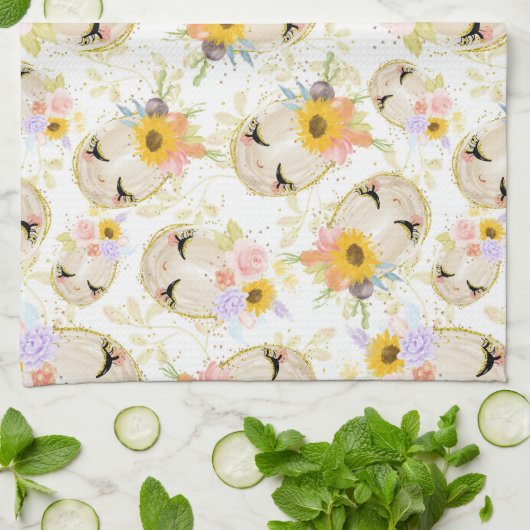 Osterkörbe Geschirrtuch (Gefaltet)