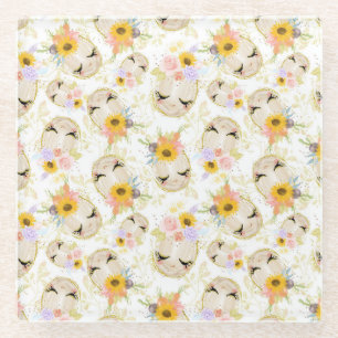 Osterkörbe Glasuntersetzer