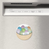 Osterkörbe mit farbigen Eiern Magnet (In Situ (Geschirrspüler))