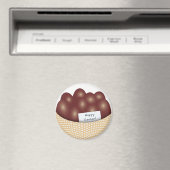 Osterkörbe mit Schokoladeneier-Magnet Magnet (In Situ (Geschirrspüler))