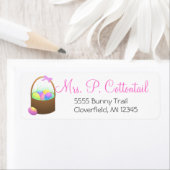 Osterkörbe-Rücksendeadressen-Aufkleber (Insitu)