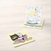 Osterkörbe Tabby Kitten Rechteckiger Pappuntersetzer (Vor Ort)