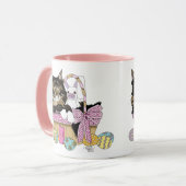 Osterkörbe Tabby Kitten Tasse (Vorderseite Links)