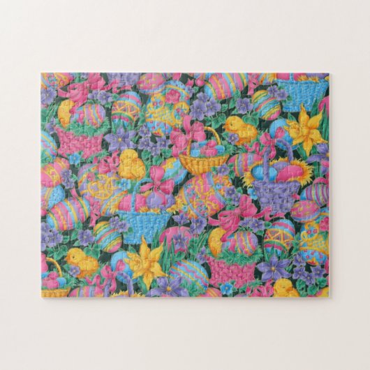 Osterkörbe und Eier Puzzle (Horizontal)