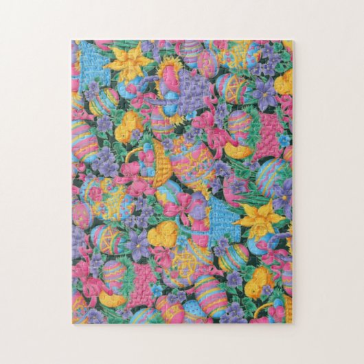 Osterkörbe und Eier Puzzle (Vertikal)