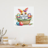 Osterkorbplakat Poster (Küche)