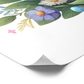 Osterkorbplakat Poster (Ecke)