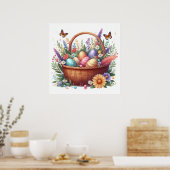 Osterkorbplakat Poster (Küche)