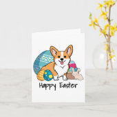 Osterkorgi Dog Happy Oaster Karte (Gelbe Blume)