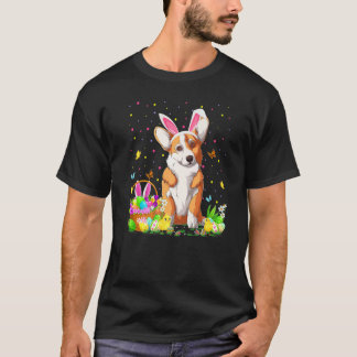 Osterkorgi Hund Bunny Egg Jagd Corgi Ostern Su T-Shirt