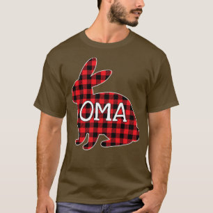Osterkostüm Rot Karierte Sonnenbrille Grafik  T-Shirt