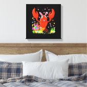 Osterkrabbe Bunny Egg Jagd Crawfish Ostern Leinwanddruck (Insitu (Schlafzimmer))