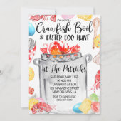 Osterkrabbe Einladung (Vorderseite)